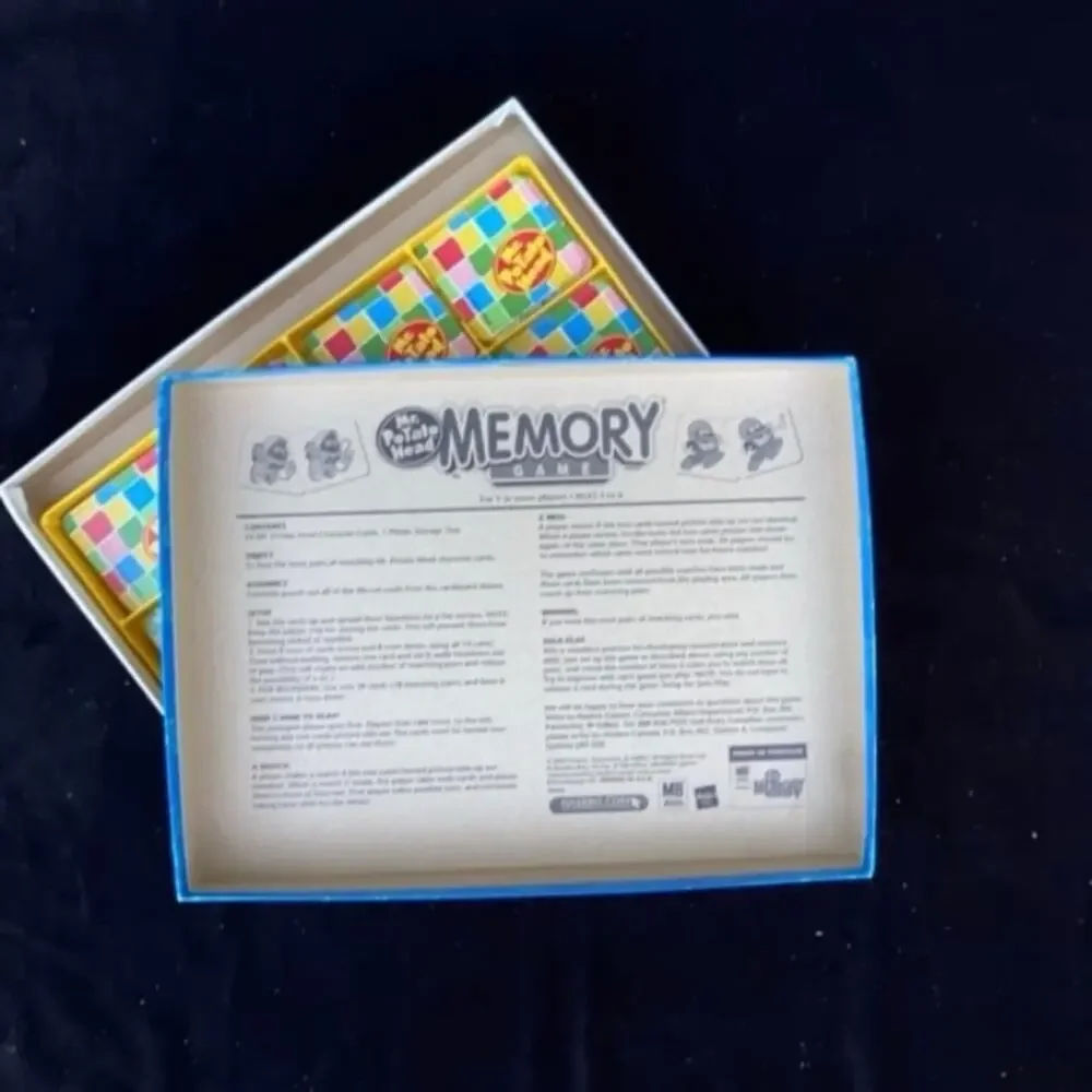 MB Hasbro 2002 Mr. Potato Head Memory Game Complete